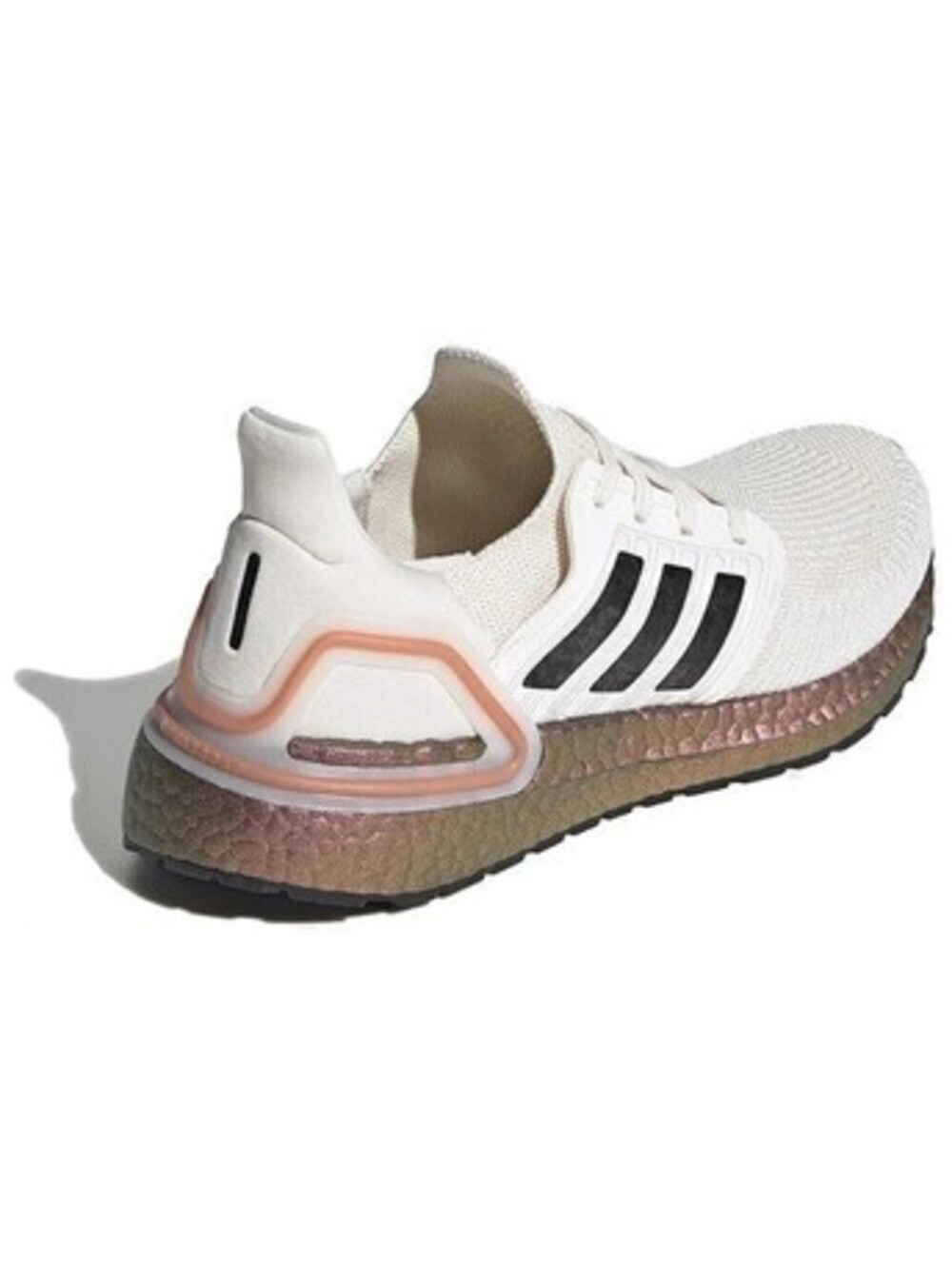 Adidas UltraBoost 20 EG0721 White Copper Mettalic Running Shoes Sneaker Women 10